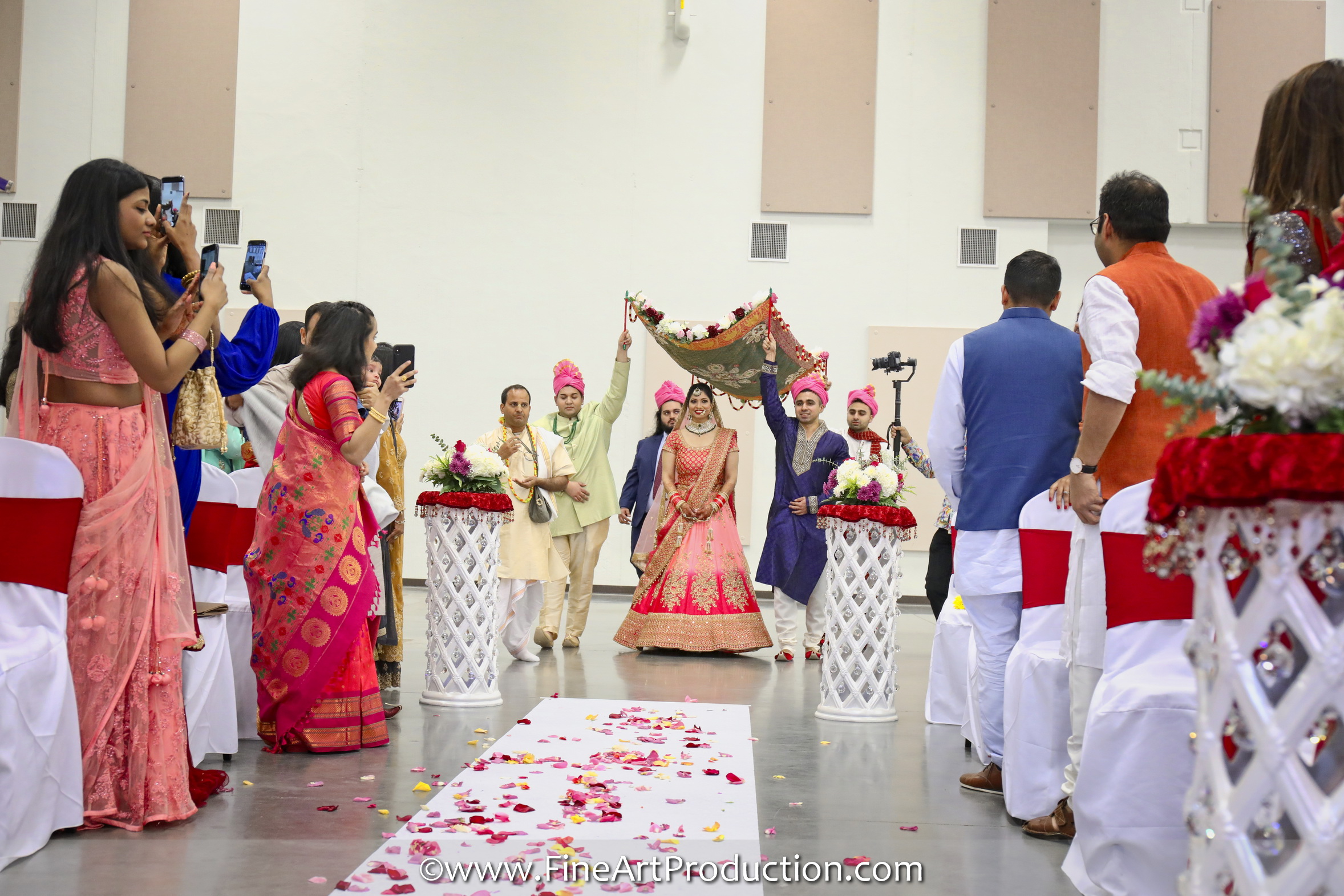 A Team of Professional Wedding Photographers